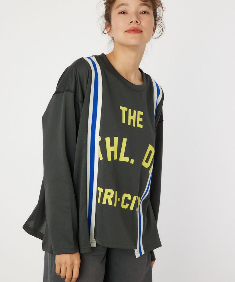 RODEO CROWNS「custom rib ロングスリーブTシャツ」|Tシャツ・カットソー|C.GRY