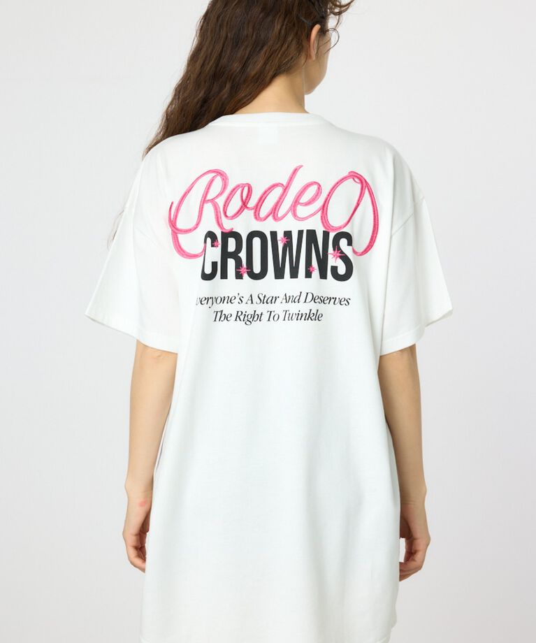 RODEO CROWNS「ラメ糸刺繍ロゴワンピース」|ワンピース|