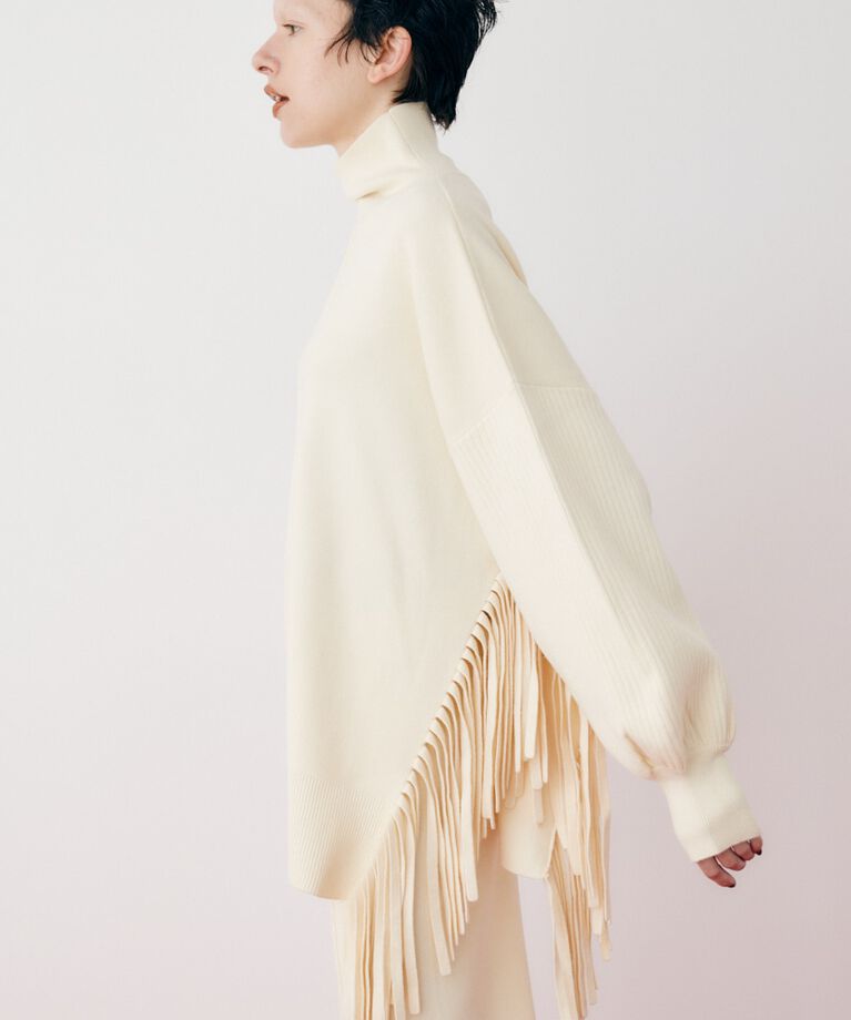 HeRIN.CYE「Fringe knit tops」|ニット・セーター|