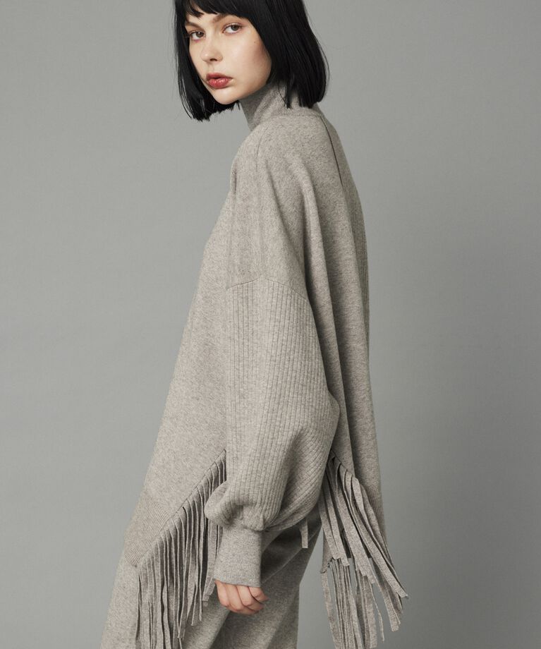 HeRIN.CYE「Fringe knit tops」|ニット・セーター|