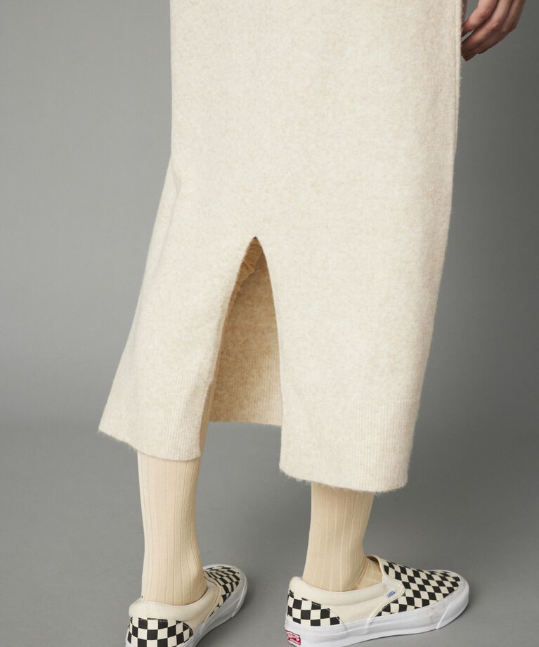 HeRIN.CYE「Frill docked knit dress」|ワンピース|