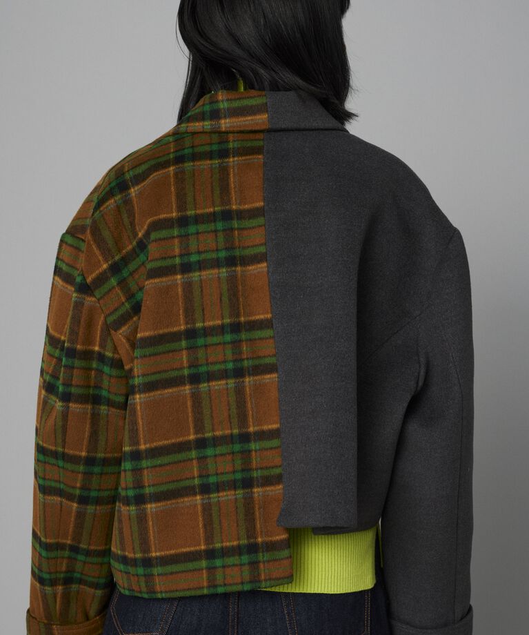 HeRIN.CYE「Bi color asymmetry jacket」|その他|
