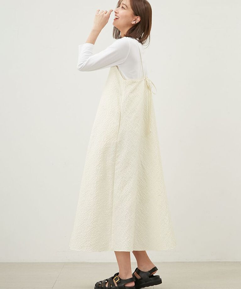Mila Owen「【セットアイテム】TシャツSETフレアキャミワンピース」|ワンピース|