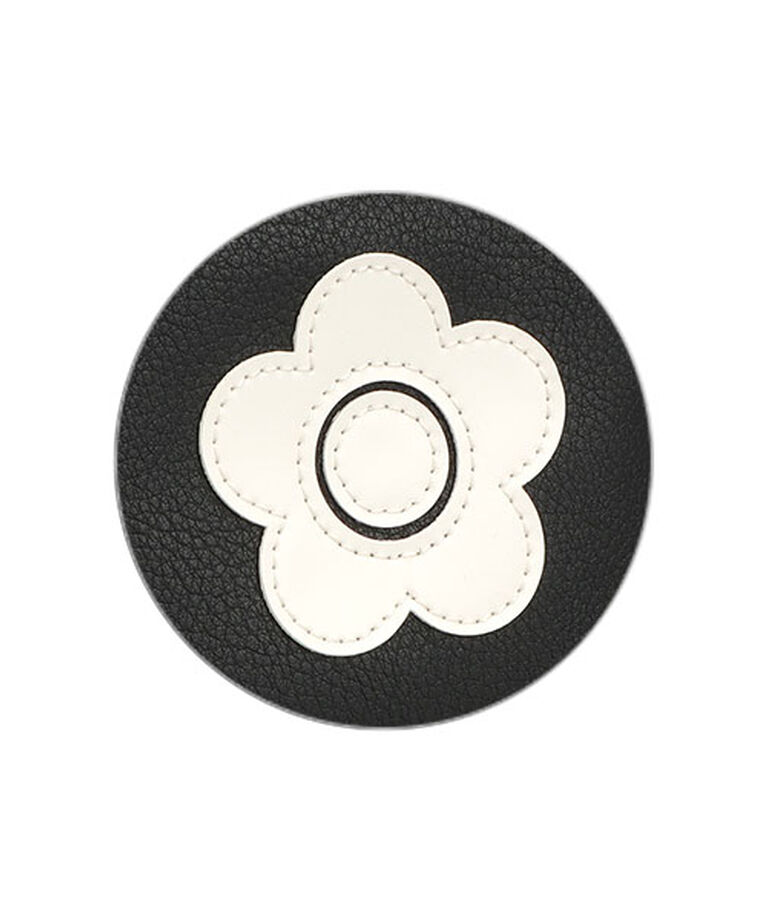 MARY QUANT「エナメルアイコンデイジーパッチ バネクチポーチ」|ポーチ|