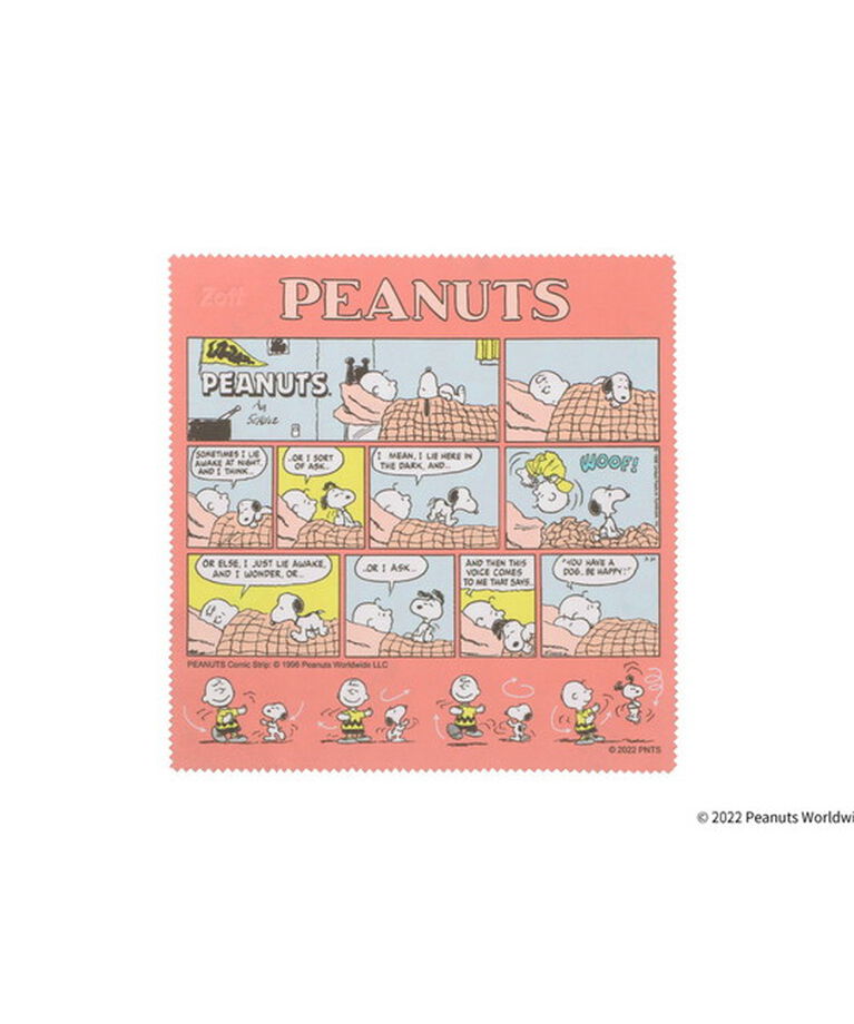  「クリーニングクロス（めがね拭き）｜Zoff PEANUTS COLLECTION」|サングラス|ピンク