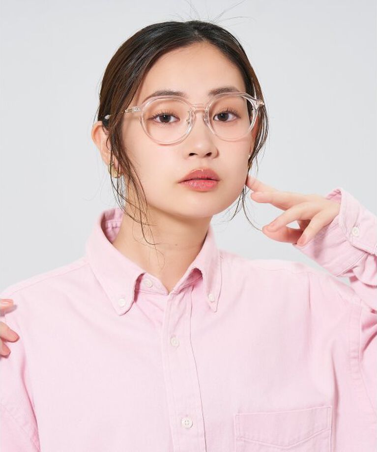  「ボストン型メガネ｜レディース 女性用 可愛い リボン パステル｜Zoff｜SWEET レンズ交換券付」|メガネ|