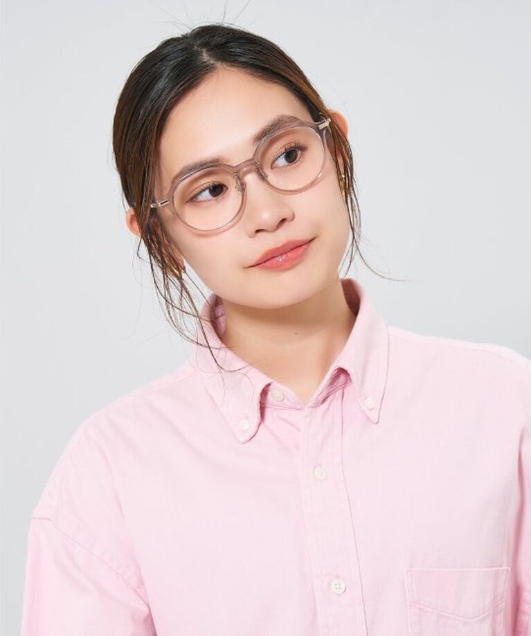  「ボストン型メガネ｜レディース 女性用 可愛い リボン パステル｜Zoff｜SWEET レンズ交換券付」|メガネ|