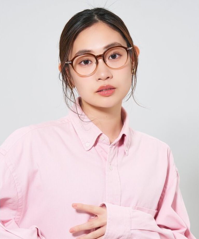  「ボストン型メガネ｜レディース 女性用 可愛い リボン パステル｜Zoff｜SWEET レンズ交換券付」|メガネ|