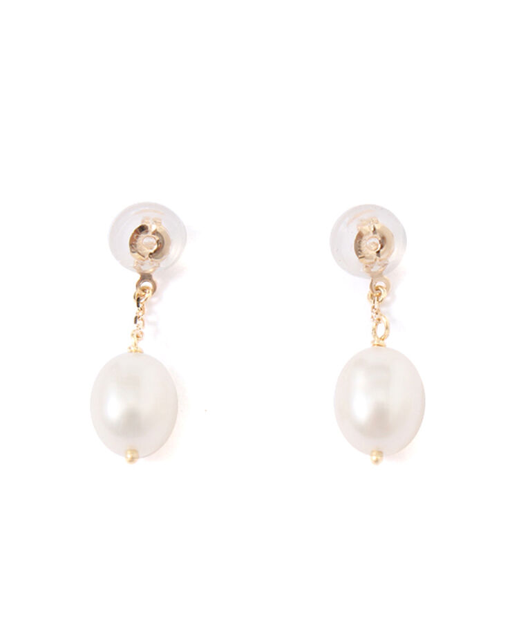 JUPITER「【K10】淡水パールピアスキャッチ」|ピアス|ゴールド