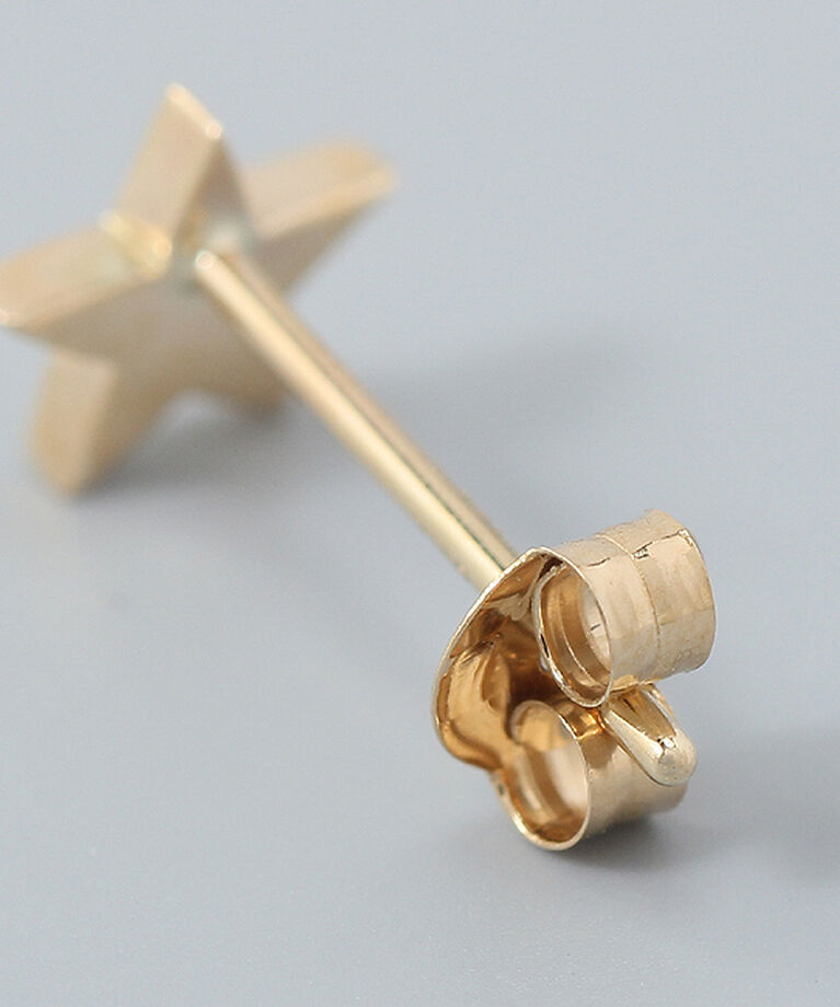 JUPITER「【K10】ダイヤモンドスターピアス /片耳」|ピアス|