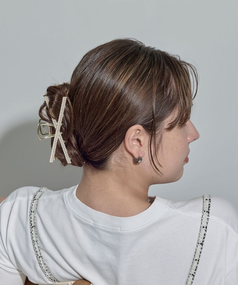 Phoebe「クロスラインパールバンスクリップ」|その他|