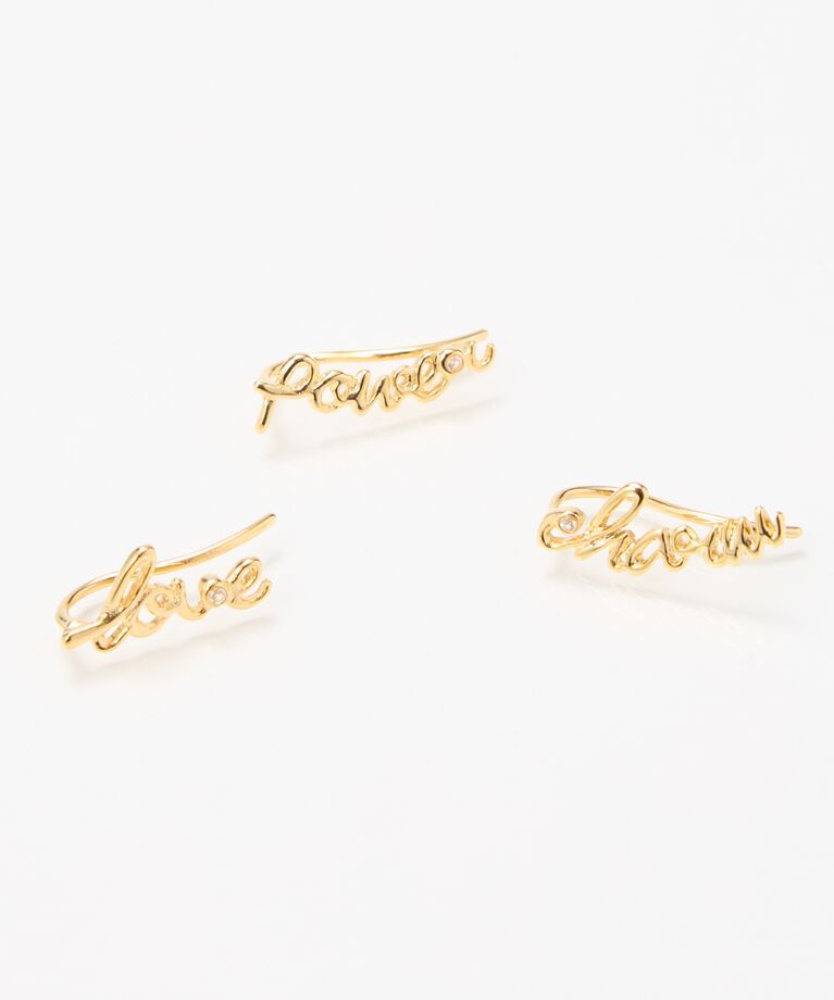 Phoebe「ラッキーレターピアス&イヤリング(ラブ)/片耳」|ピアス|