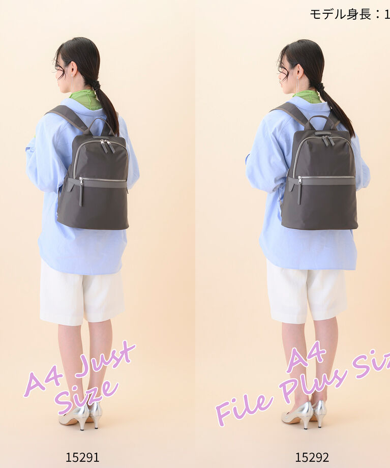 W&.Day/Night「W&.Day/Night ピサラ スリムリュック A4ジャストサイズ 11.0インチタブレット収納 15291」|リュック|