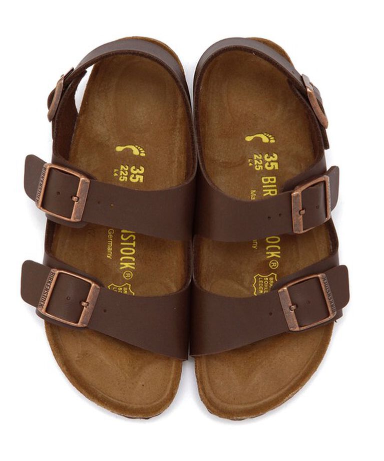 BIRKENSTOCK「【ビルケンシュトック】ミラノ/ダークブラウン ビルコフロー/サンダル レディース/MILANO」|サンダル|