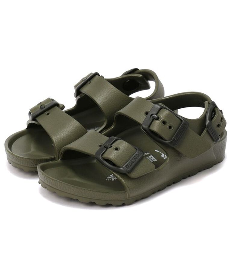 BIRKENSTOCK「【ビルケンシュトック】ミラノ イーブイエー/カーキ EVA/サンダル キッズ/MILANO」|サンダル|カーキ