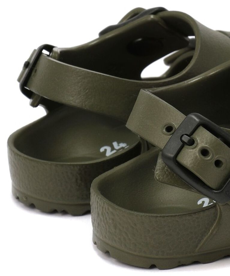 BIRKENSTOCK「【ビルケンシュトック】ミラノ イーブイエー/カーキ EVA/サンダル キッズ/MILANO」|サンダル|