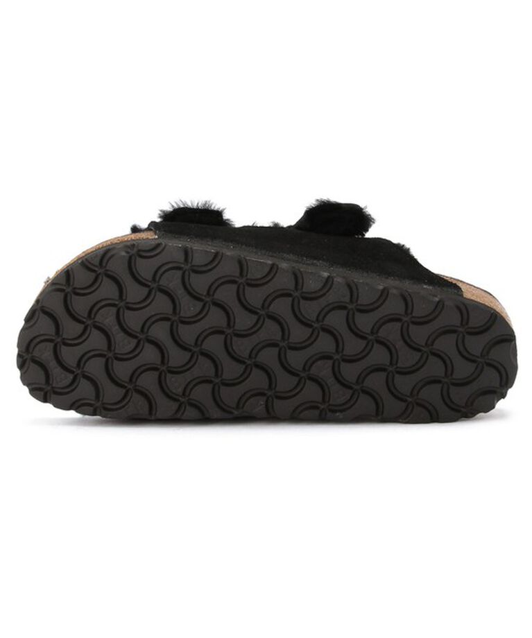 BIRKENSTOCK「【ビルケンシュトック】アリゾナ/ブラック スエードレザー シープスキン/サンダル レディース」|サンダル|