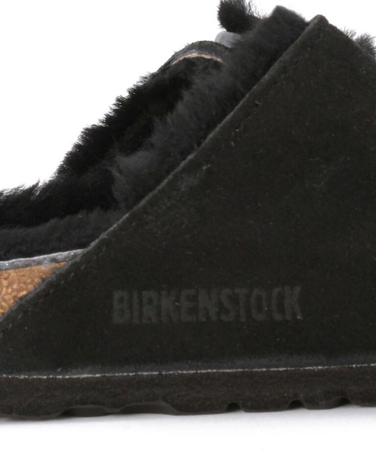 BIRKENSTOCK「【ビルケンシュトック】アリゾナ/ブラック スエードレザー シープスキン/サンダル レディース」|サンダル|