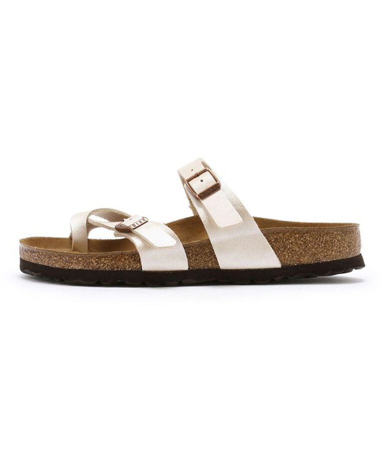 BIRKENSTOCK「【ビルケンシュトック】マヤリ/グレイスフルパールホワイト ビルコフロー/サンダル レディース」|サンダル|