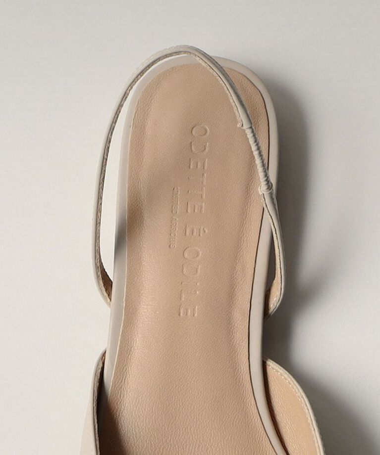 ODETTE E ODILE「ポインテッドバックベルト フラット10↑」|パンプス|