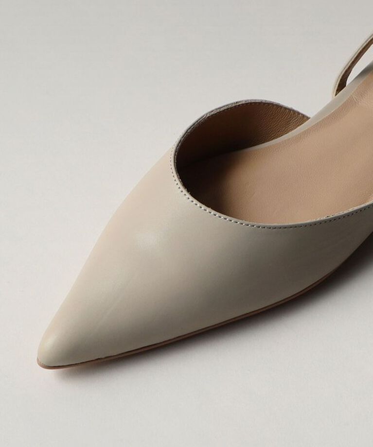 ODETTE E ODILE「ポインテッドバックベルト フラット10↑」|パンプス|