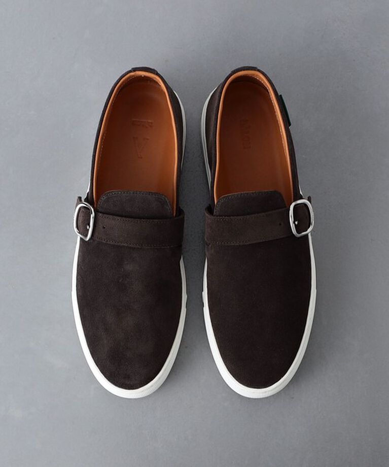 UNITED ARROWS「＜hALON＞モンクストラップ スリッポン」|スニーカー|