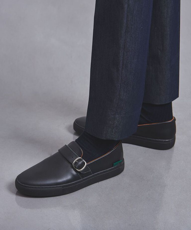 UNITED ARROWS「＜hALON＞モンクストラップ スリッポン」|スニーカー|