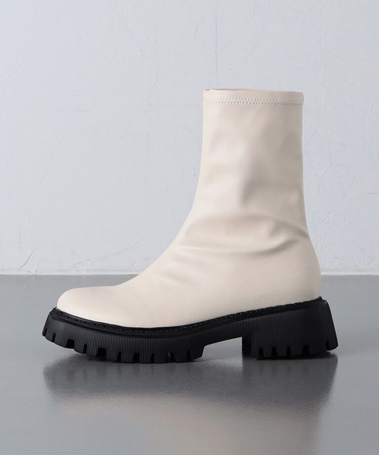 UNITED ARROWS「ストレッチ レインブーツ」|レインシューズ|OFF WHITE