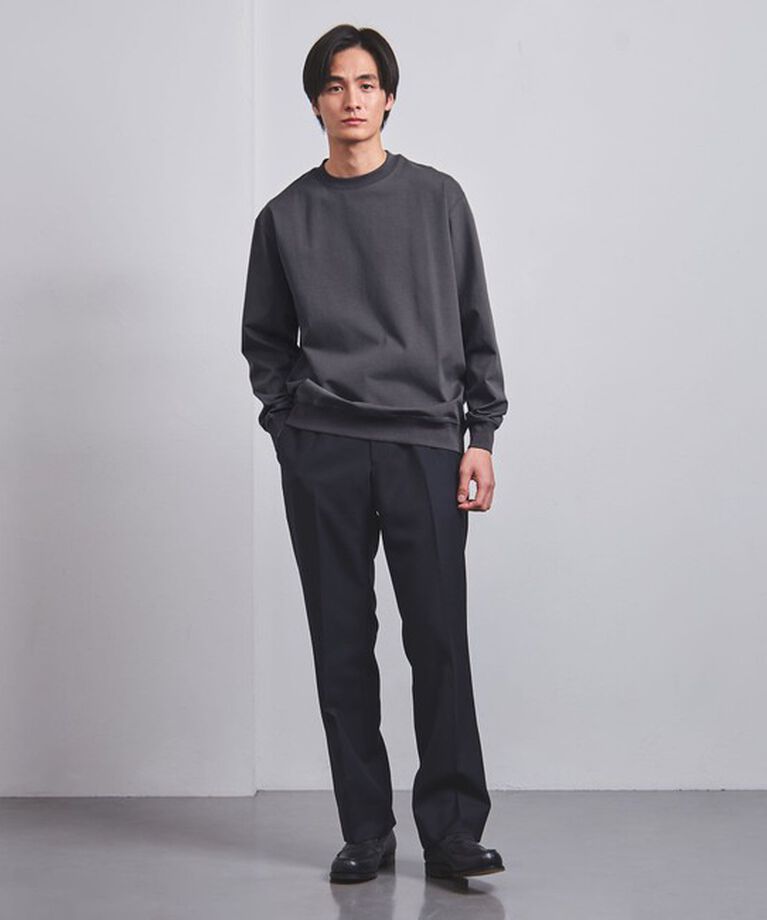 UNITED ARROWS「ポンチ ロングスリーブ スウェット -抗菌防臭・接触冷感-」|Tシャツ・カットソー|