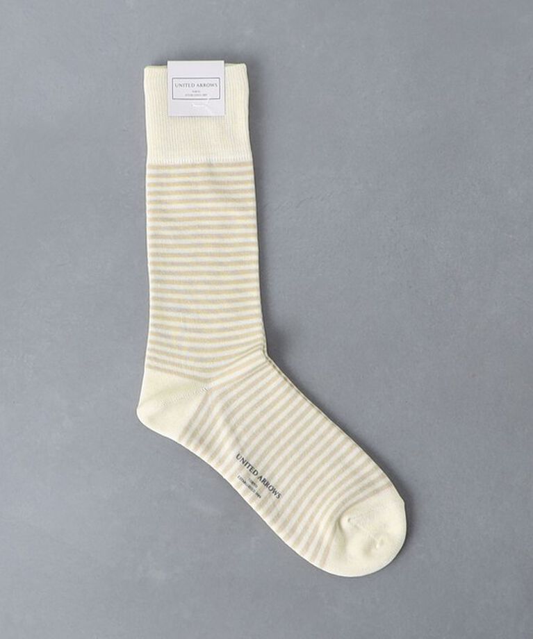 UNITED ARROWS「ボーダーソックス」|ソックス|CREAM