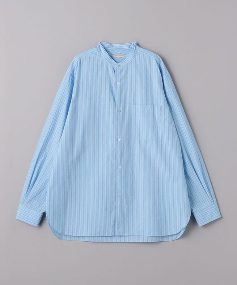 UNITED ARROWS「カリビアーナミルズ ポプリン バンドカラーシャツ」|シャツ・ブラウス|
