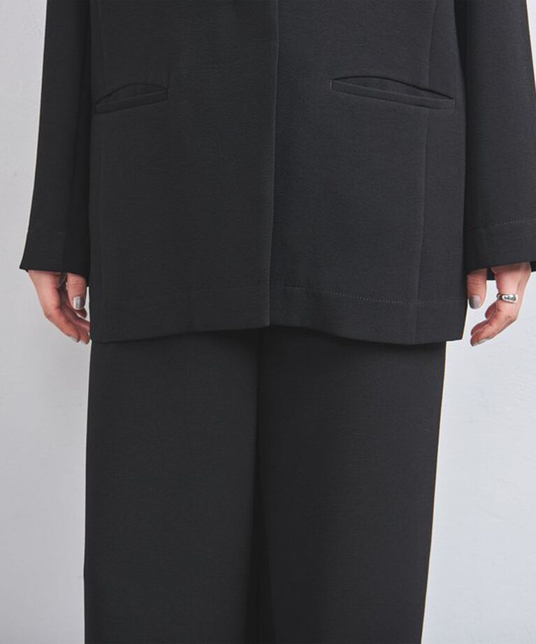 UNITED ARROWS「COMFY Vノーカラー ジャケット」|ノーカラージャケット|