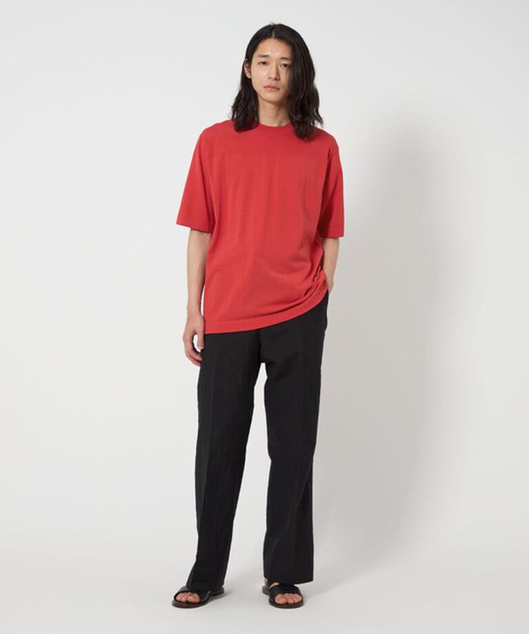 UNITED ARROWS「クレープ コットン ニット Tシャツ」|ニット・セーター|