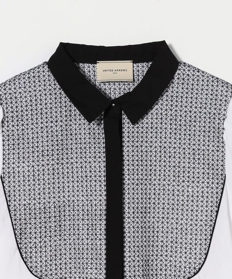 UNITED ARROWS「エンブロイダリー ショートスリーブ ブラウス」|シャツ・ブラウス|