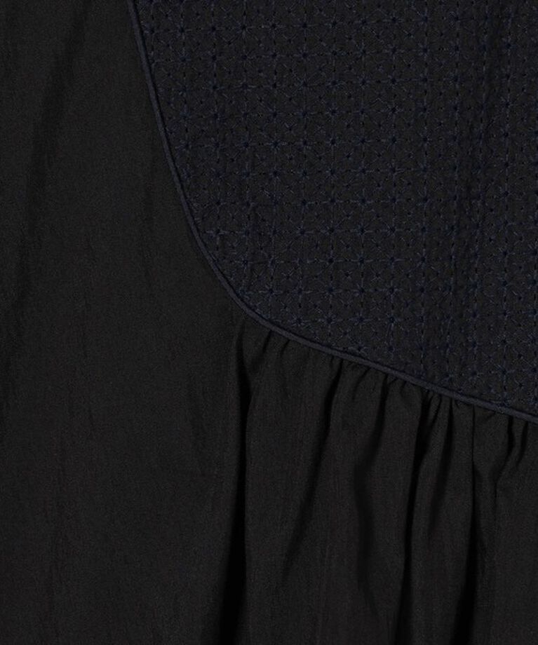 UNITED ARROWS「エンブロイダリー ショートスリーブ ブラウス」|シャツ・ブラウス|