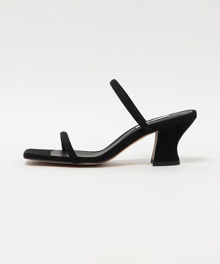 UNITED ARROWS「2ライン ミュールサンダル 25S」|サンダル|BLACK