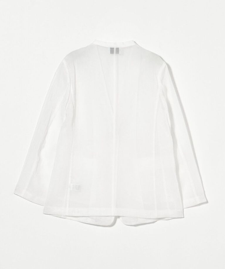 UNITED ARROWS「シアー ジャケット」|ノーカラージャケット|