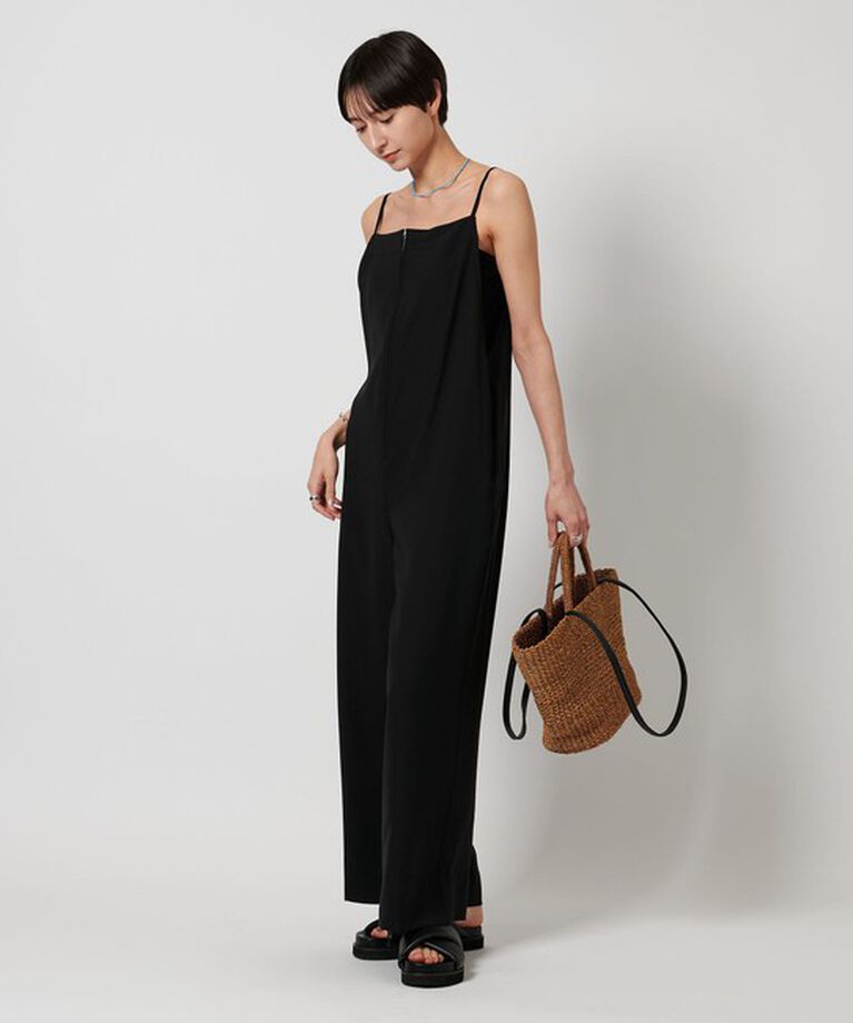 UNITED ARROWS「フロントジップ オールインワン」|オールインワン|BLACK