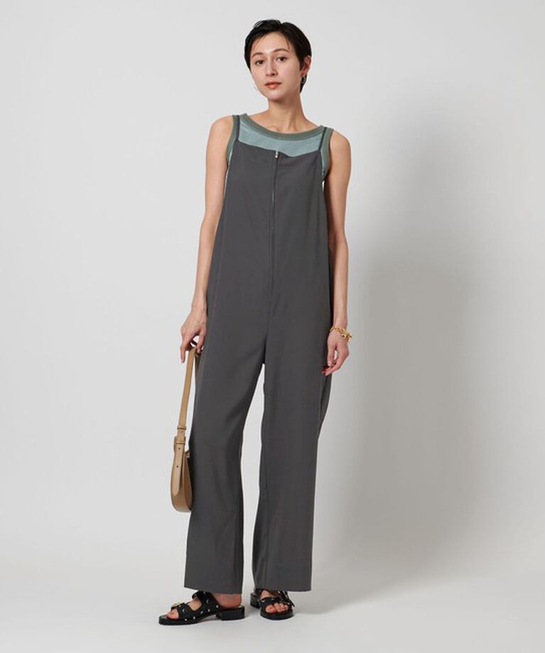 UNITED ARROWS「フロントジップ オールインワン」|オールインワン|DK.GRAY