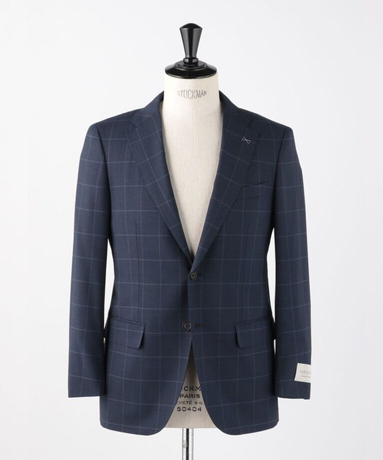 UNITED ARROWS green label relaxing「GLR CLOTH ウィンドウペイン 2B HC/RV スーツジャケット -防シワ-」|スーツ|