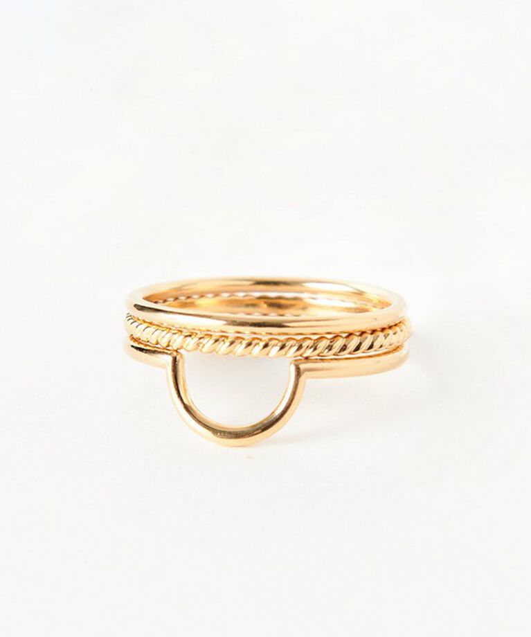 BEAUTY&YOUTH UNITED ARROWS「＜by Preek＞3セット ライン リング」|リング|