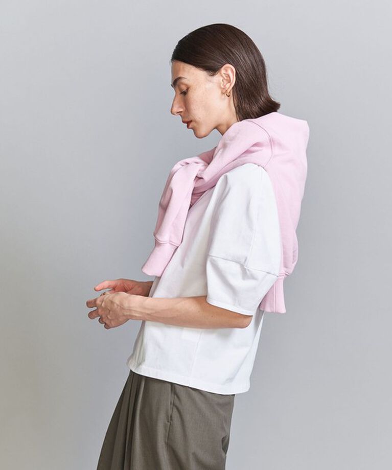 BEAUTY&YOUTH UNITED ARROWS「コットン カーブスリーブ 5分袖カットソー」|Tシャツ・カットソー|