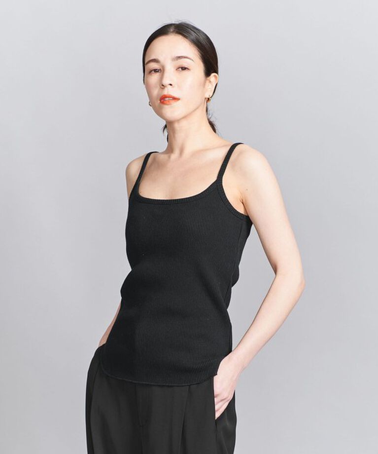 BEAUTY&YOUTH UNITED ARROWS「コットンリブ ブラキャミソール」|キャミソール|