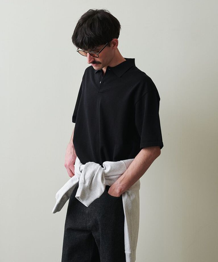 STEVEN ALAN「＜Steven Alan＞ ハイツイスト ショートスリーブ ポロシャツ  LOOSE」|ポロシャツ|