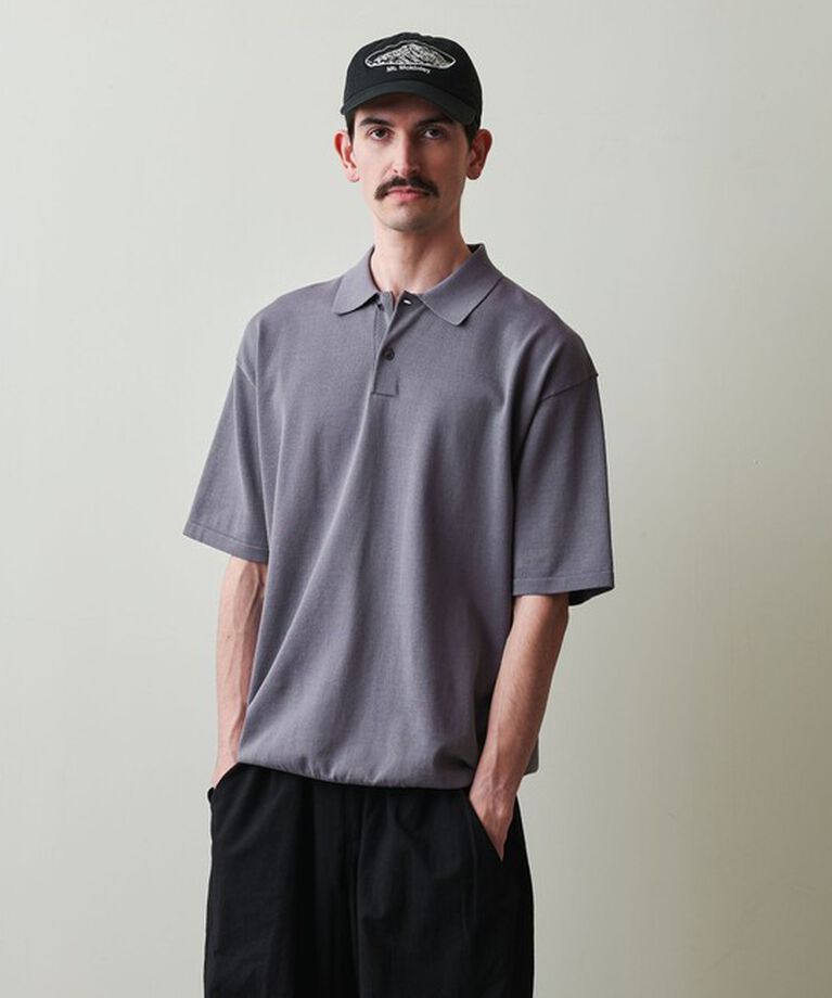 STEVEN ALAN「＜Steven Alan＞ ハイツイスト ショートスリーブ ポロシャツ  LOOSE」|ポロシャツ|