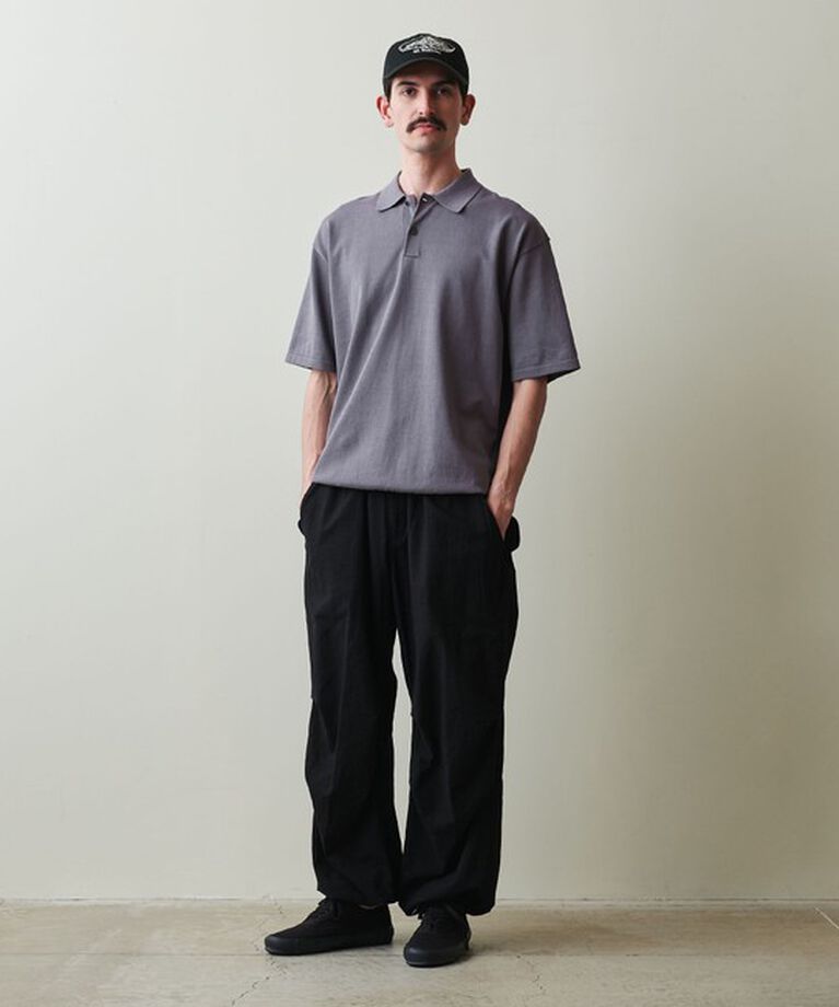 STEVEN ALAN「＜Steven Alan＞ ハイツイスト ショートスリーブ ポロシャツ  LOOSE」|ポロシャツ|