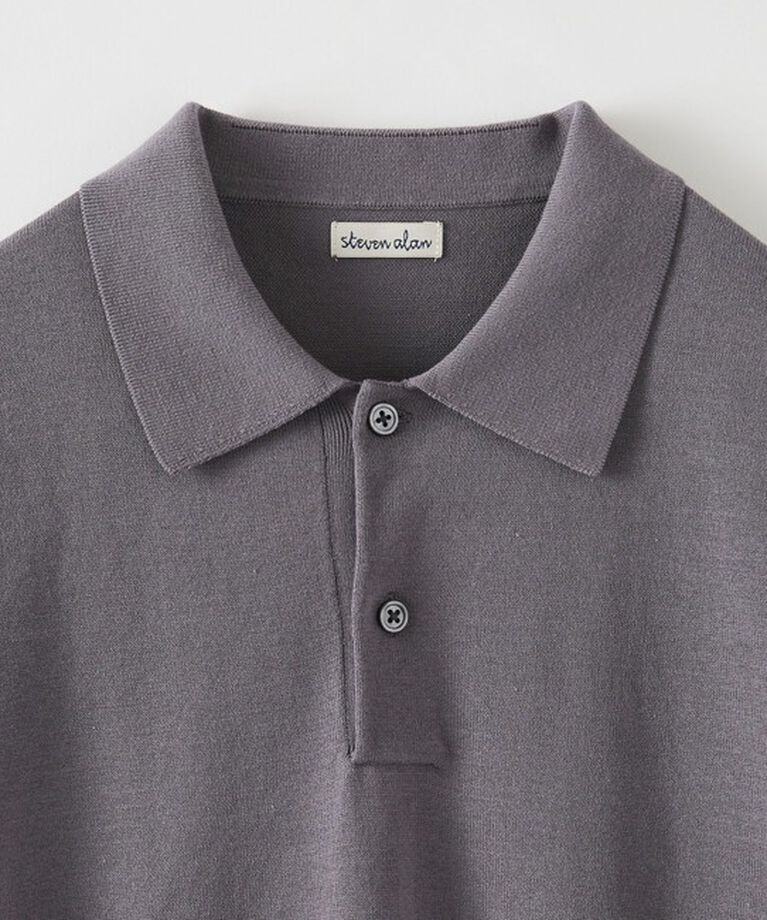 STEVEN ALAN「＜Steven Alan＞ ハイツイスト ショートスリーブ ポロシャツ  LOOSE」|ポロシャツ|