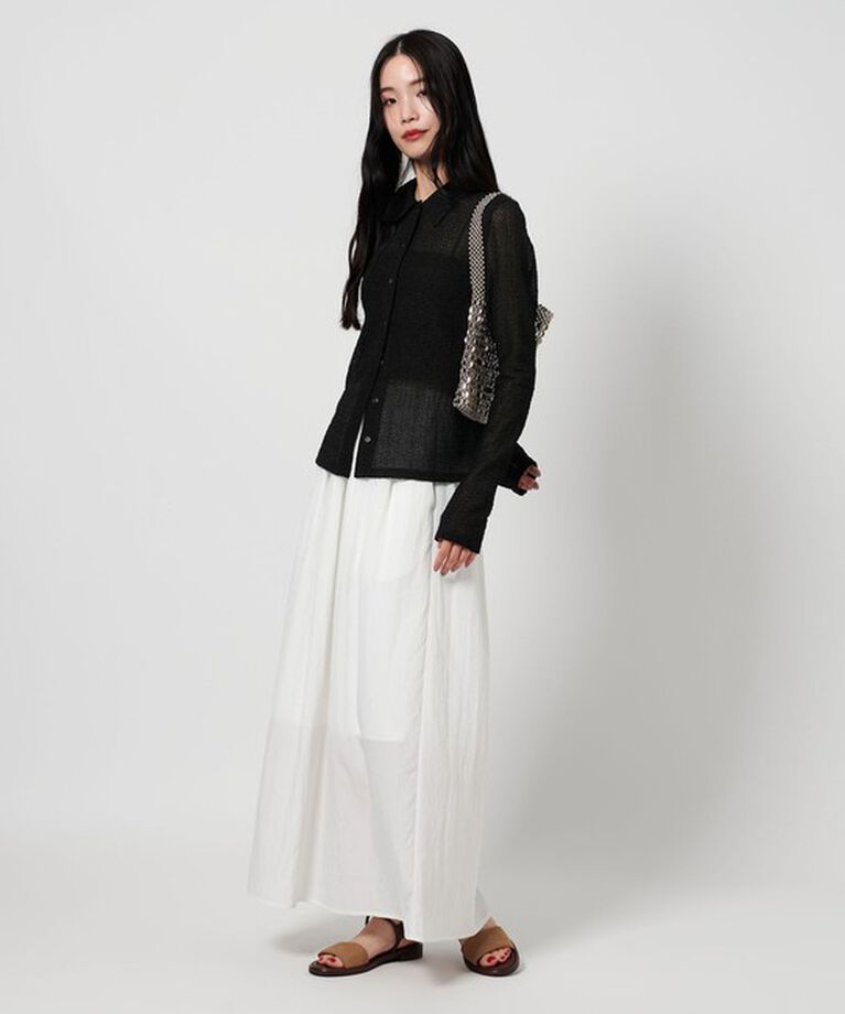 BEAUTY&YOUTH UNITED ARROWS「ラッセルレース レギュラーカラー シャツ」|カーディガン|