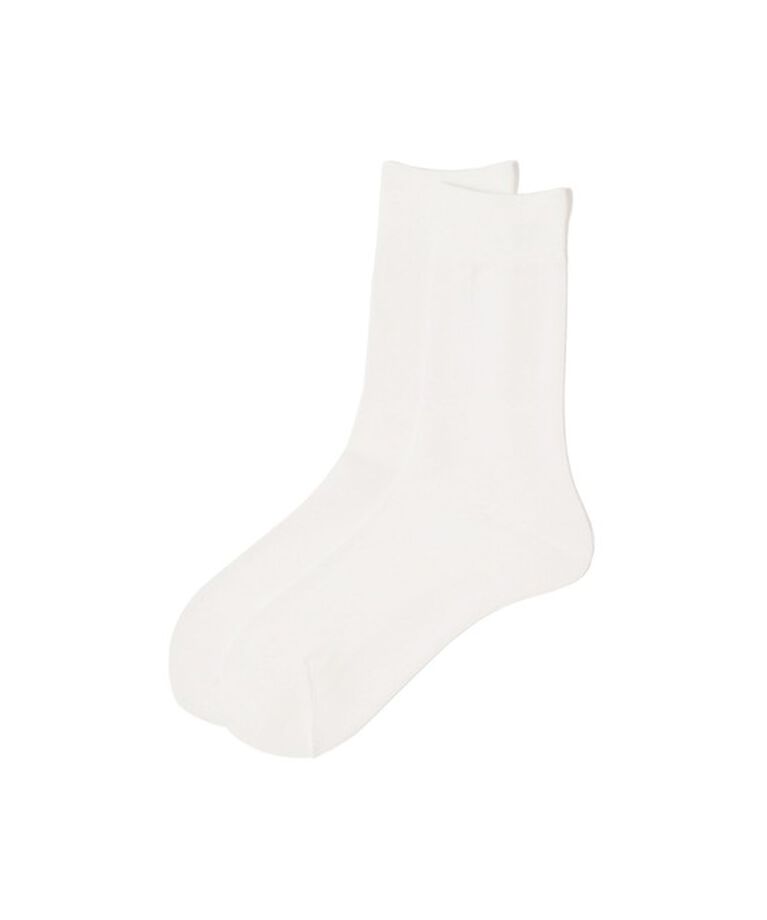 Demi-Luxe BEAMS 「Demi-Luxe BEAMS / シアー ミドルソックス」|その他|WHITE