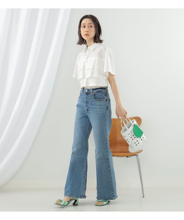 Ray BEAMS 「Ray BEAMS / ティアード クロップド シャツ」|シャツ・ブラウス|